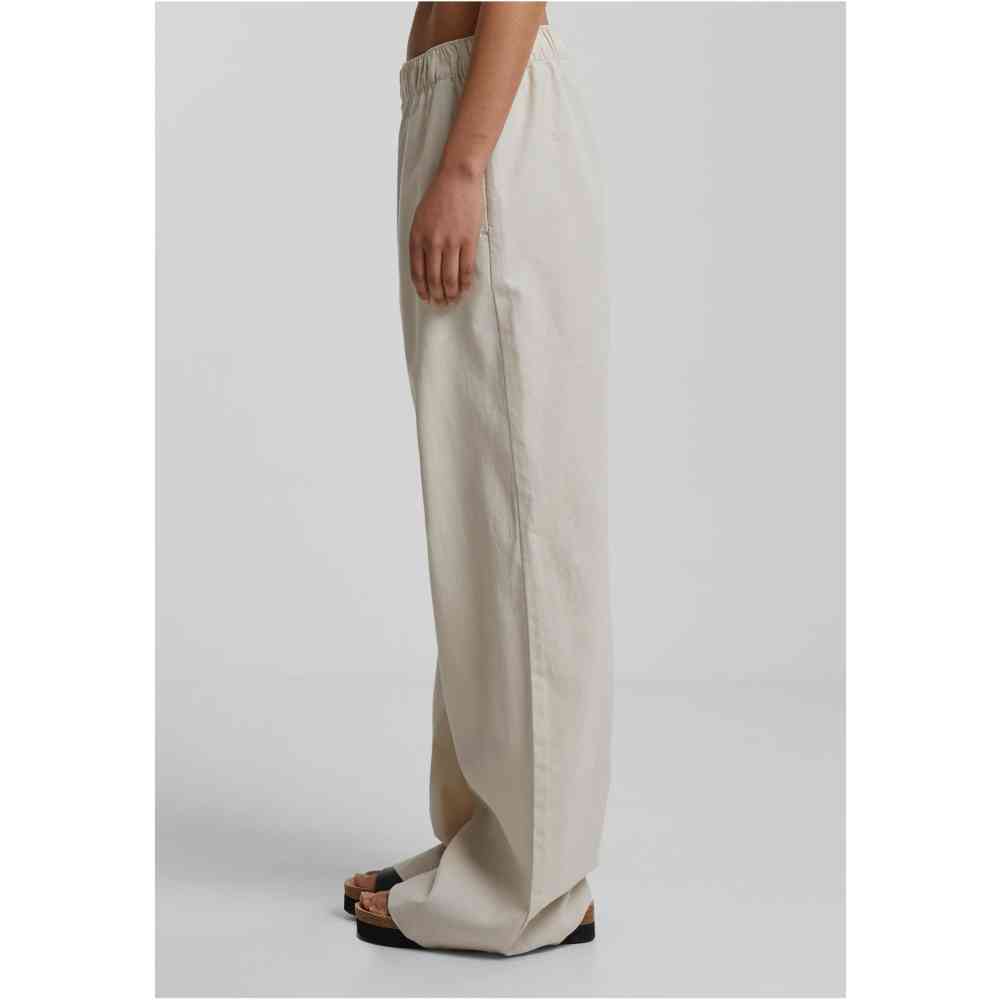 Urban Classics - Linen Mixed Wide leg trousers - Green